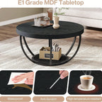 Table basse ronde Petit Arbre Noir
