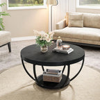Table basse ronde Petit Arbre Noir