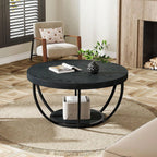 Table basse ronde Petit Arbre Noir