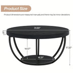Table basse ronde Petit Arbre Noir