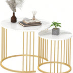 Ensemble de 2, Table Ronde pour Chambre à Coucher Salle à Manger