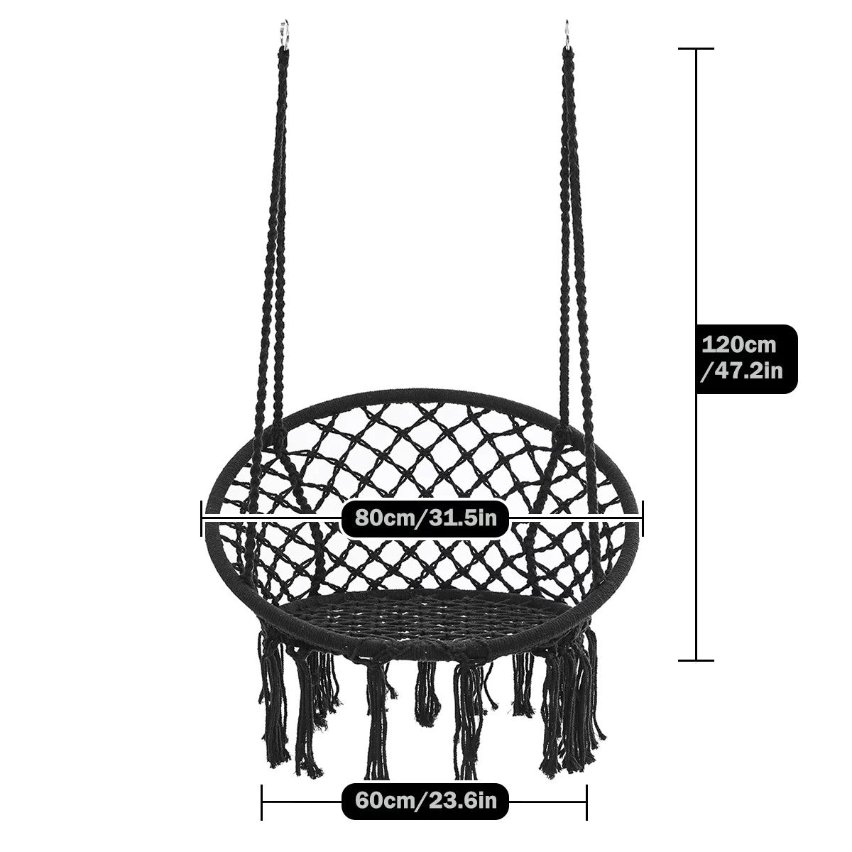 Hammock Chair Macrame Swing