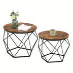 Ensemble de 2 tables d'appoint pour le salon