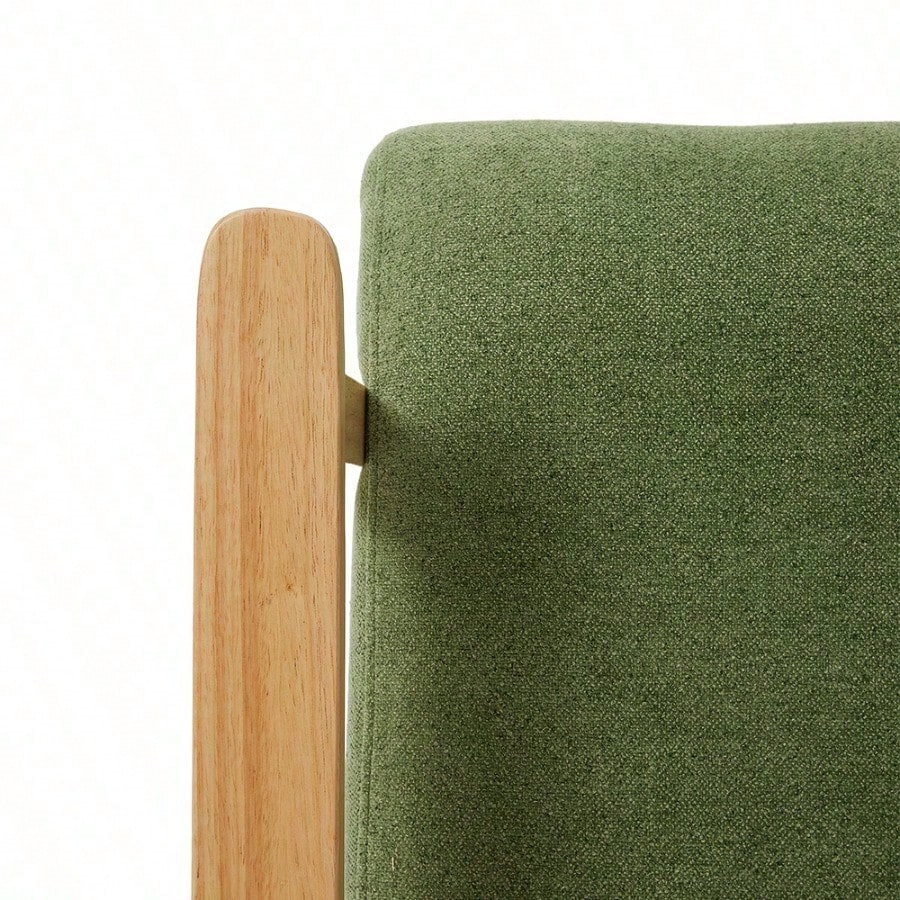 Chaise d'accent en bois de style milieu de siècle