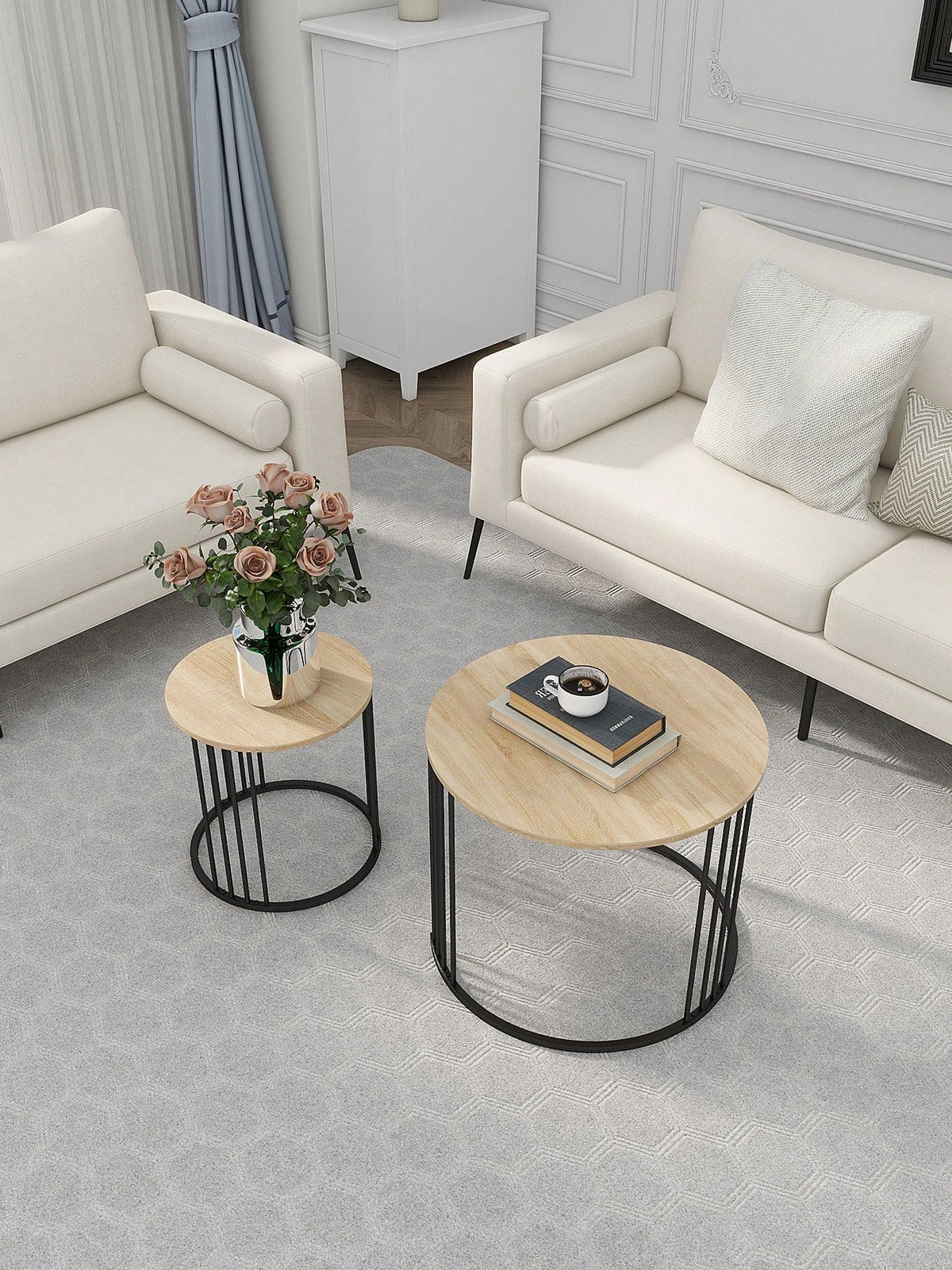 Nesting Coffee Table Set Of 2