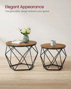 Ensemble de 2 tables d'appoint pour le salon
