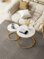 Ensemble de 2, Table Ronde pour Chambre à Coucher Salle à Manger