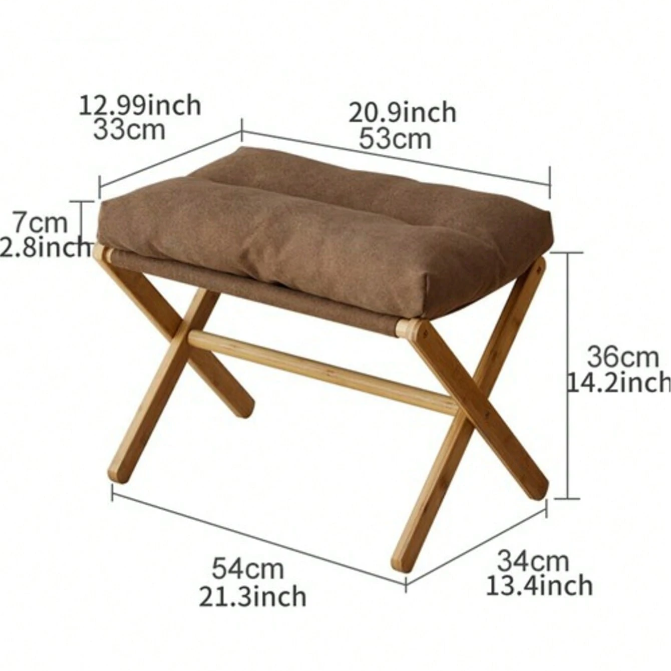 Repose-pieds de bureau Chaise Tabouret Rectangle