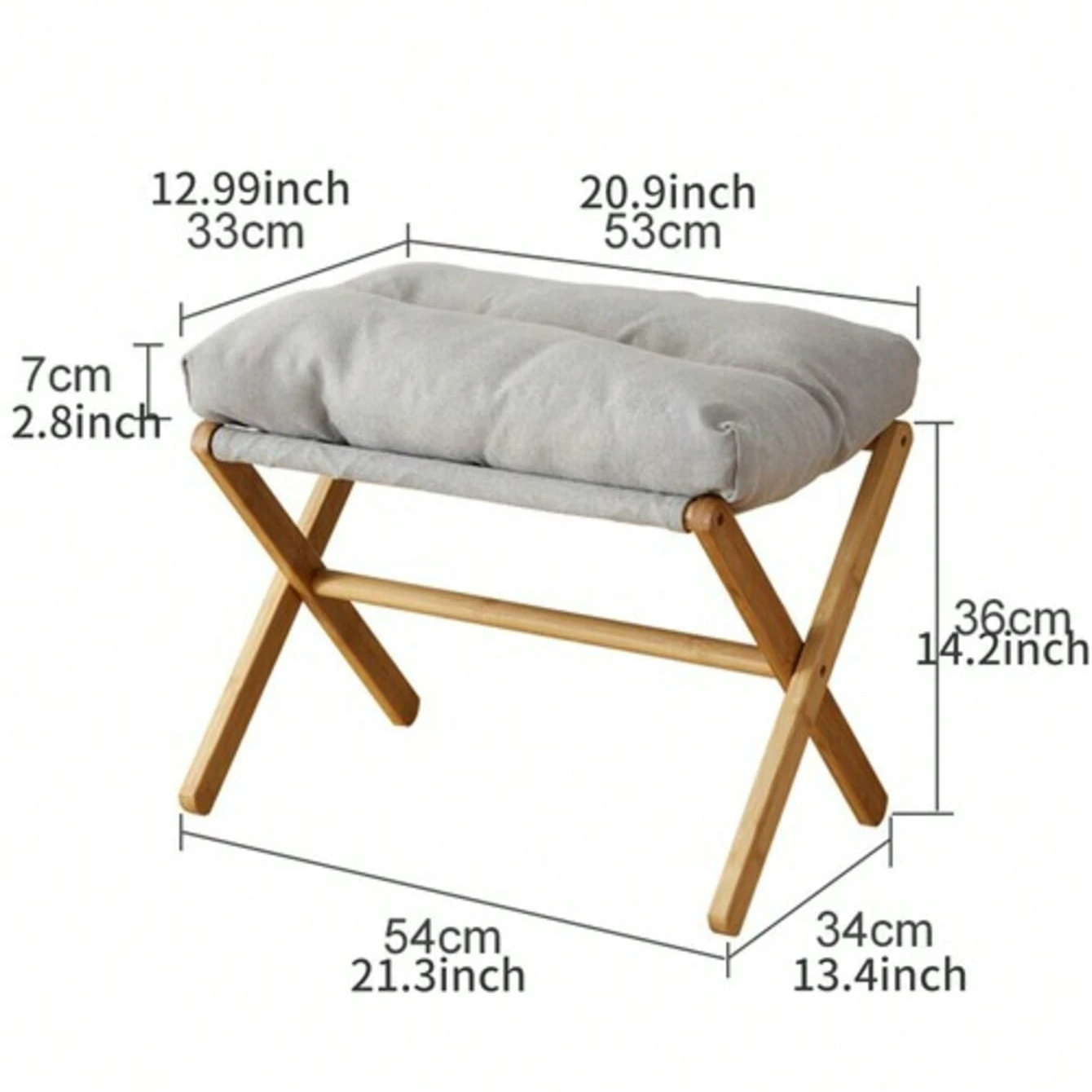 Repose-pieds de bureau Chaise Tabouret Rectangle